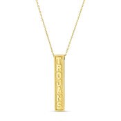 USC Trojans Gold Plated Vertical Bar Necklace